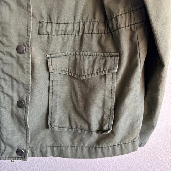 Rubbish Army Jacket Green Women Size M Cargo Military Pockets - Picture 7 of 12
